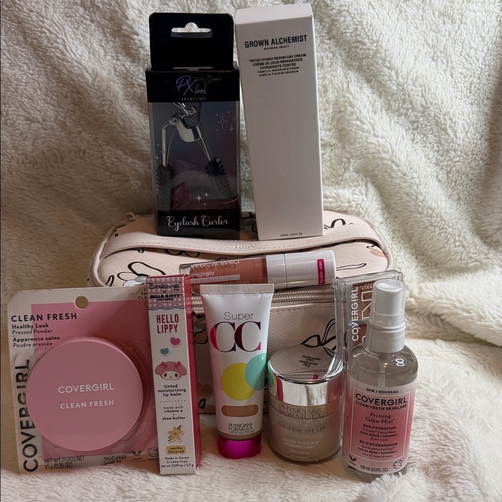 NEW Assorted Makeup Bundle with cosmetic bag